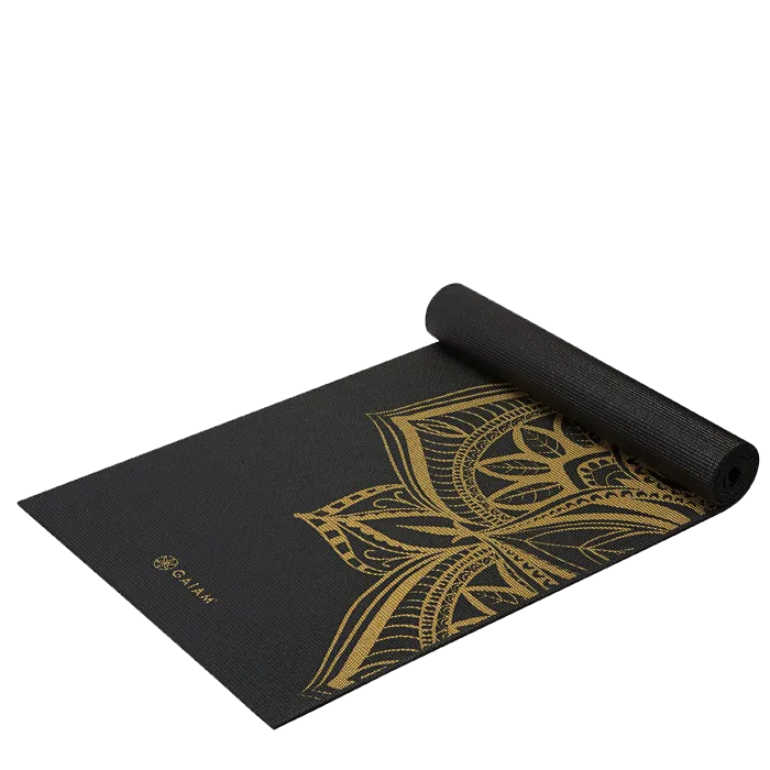 Gaiam Yogamatte 6mm, Bronze/black, 6mm