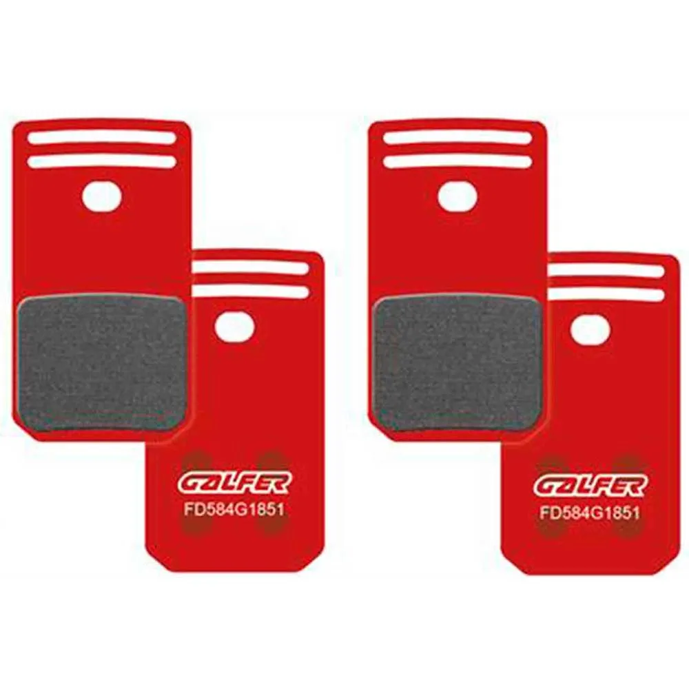 Galfer Fd584 Advanced Skivebremseklosser, Red, One Size