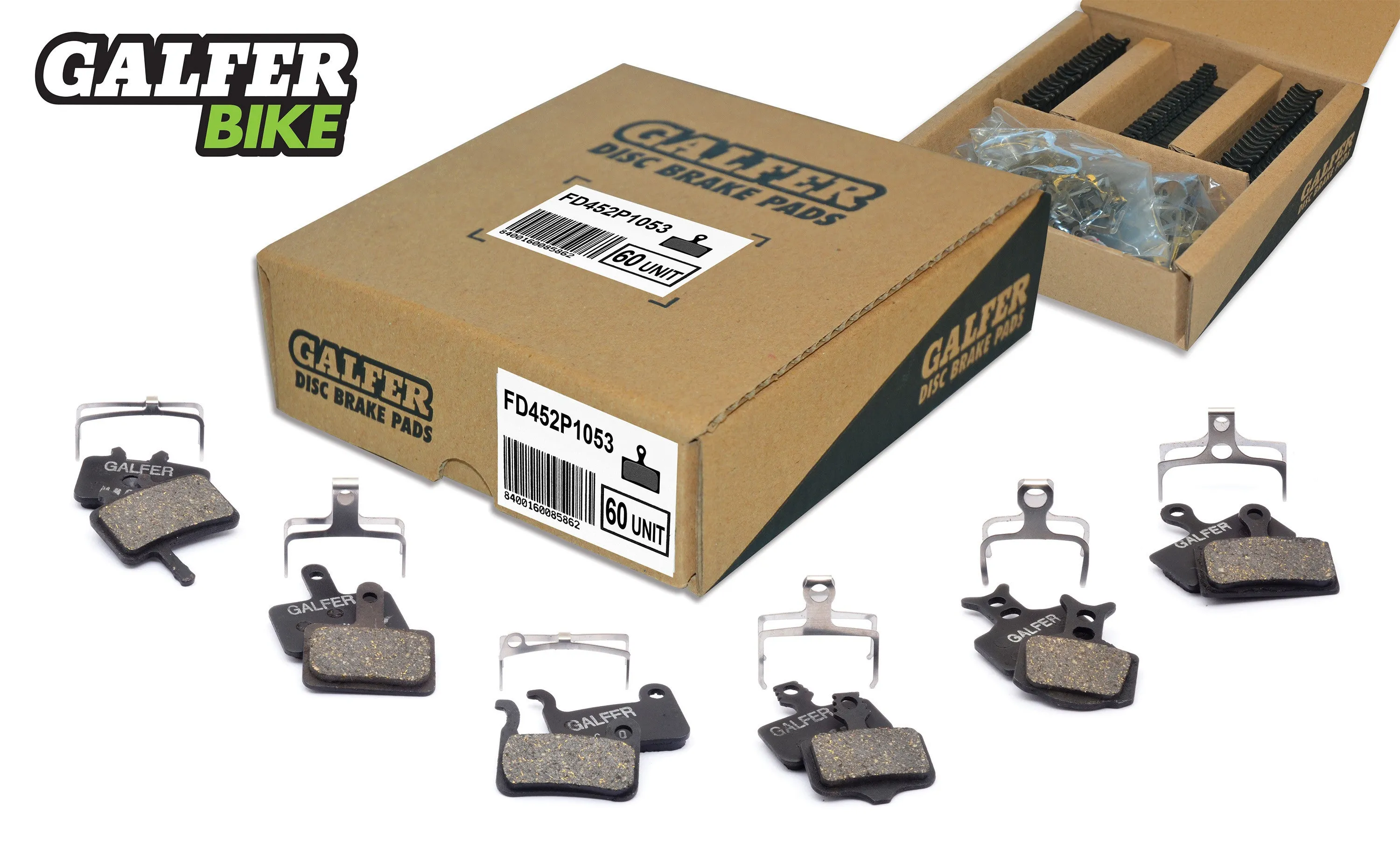 Galfer Standard Deore/SLX/XT/XTR Bremseklosser 30pk, Black, One Size Galfer Standard Deore/SLX/XT/XTR Bremseklosser 30pk, Black, One Size