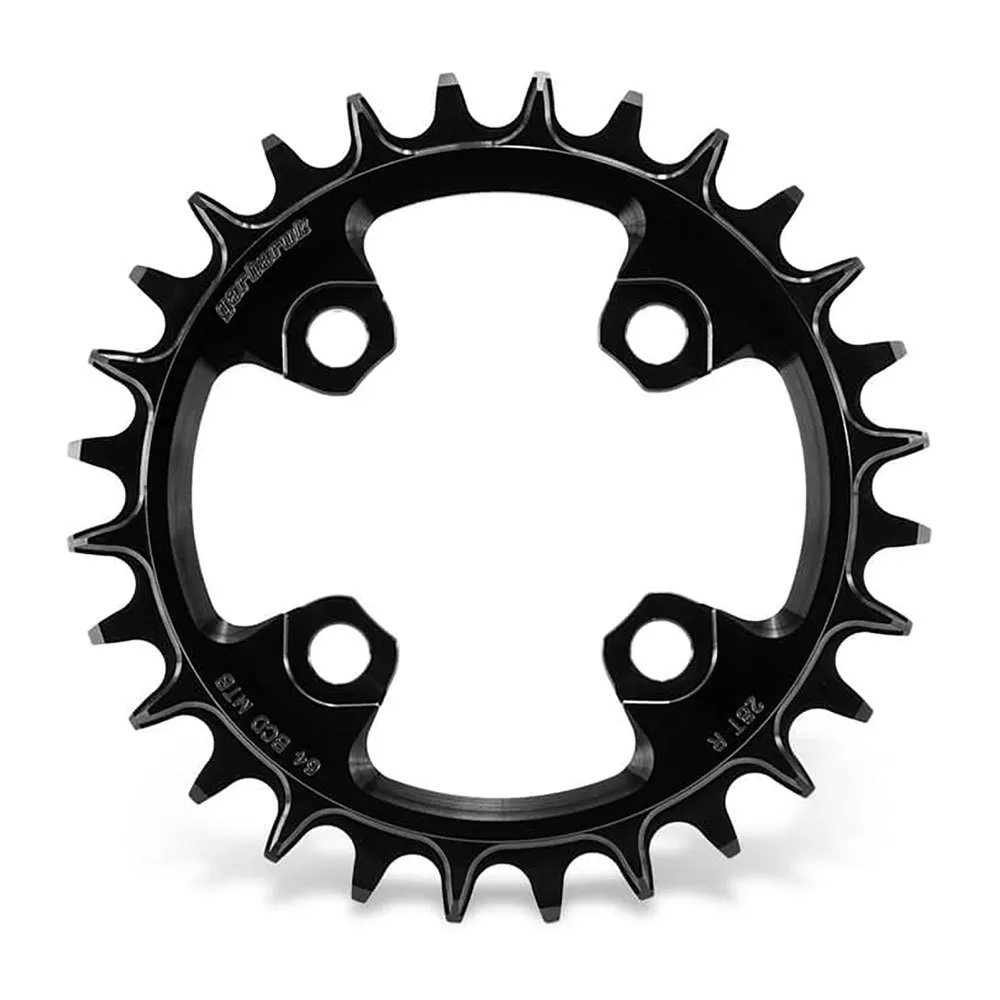 Garbaruk 64 Bcd Kjettingring, Black, 28t Garbaruk 64 Bcd Kjettingring, Black, 28t