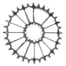 Garbaruk Dm Mtb Sram 8-bolt Boost Ovalt Drev Refurbished, Black, 36t