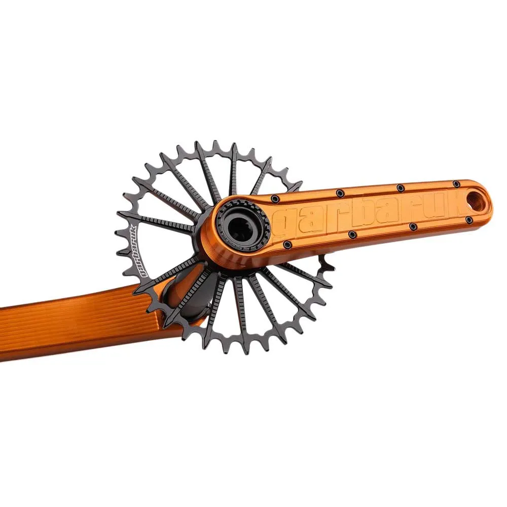 Garbaruk Enduro 30mm Krankarm, Silver / blue, 165mm