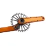 Garbaruk Enduro 30mm Krankarm, Silver / blue, 165mm