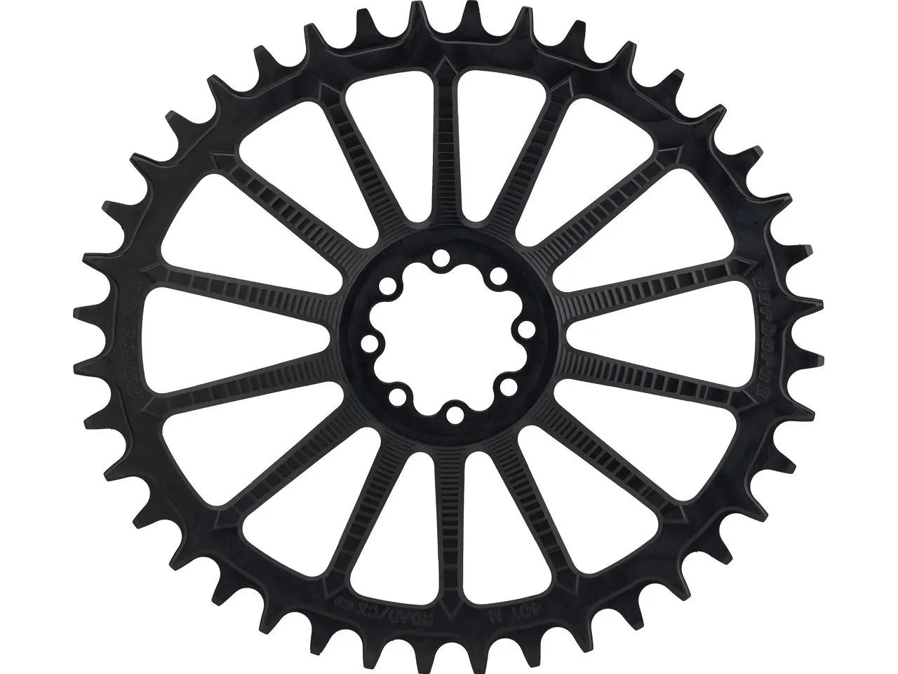 Garbaruk Kettenblatt Oval AXS Road/CX SRAM Direct Mount 8-Loch 1-fach, Black, 40t