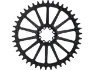 Garbaruk Kettenblatt Round AXS Road/CX SRAM Direct Mount 8-Loch 1-fach, Black, 44t