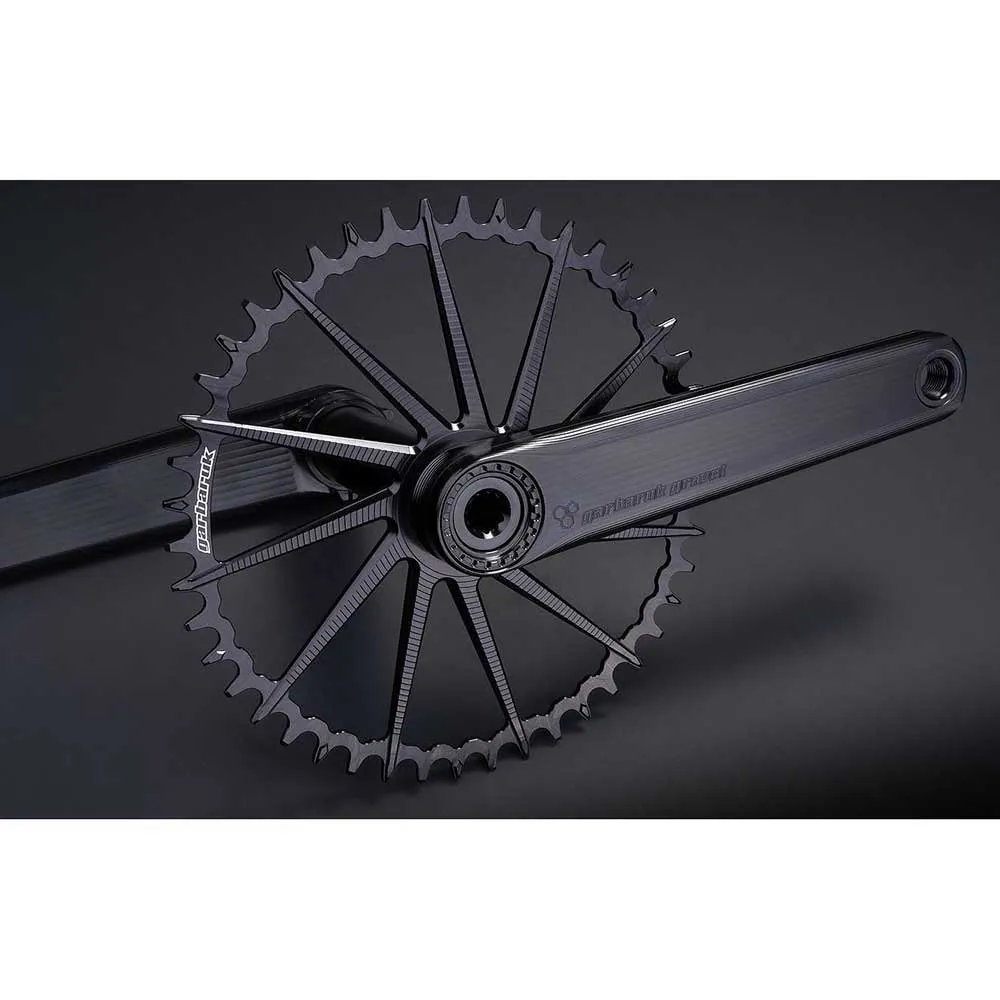 Garbaruk Road/gravel Krankarm, Black / black, 175mm Garbaruk Road/gravel Krankarm, Black / black, 175mm
