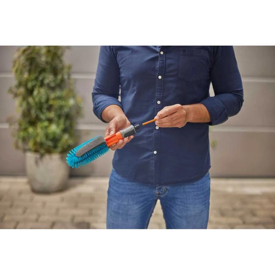 Gardena Cleansystem Rengjøringsbørste, Grey / blue / red, One Size