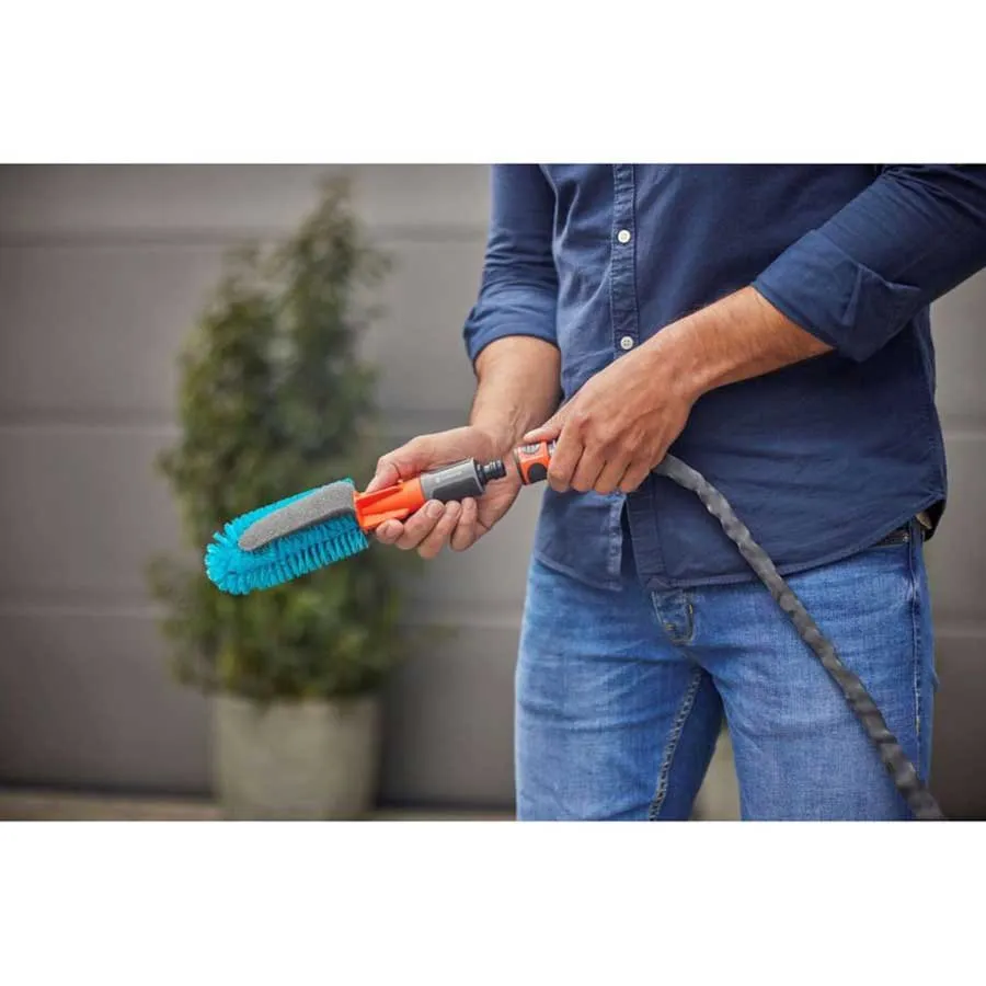 Gardena Cleansystem Rengjøringsbørste, Grey / blue / red, One Size
