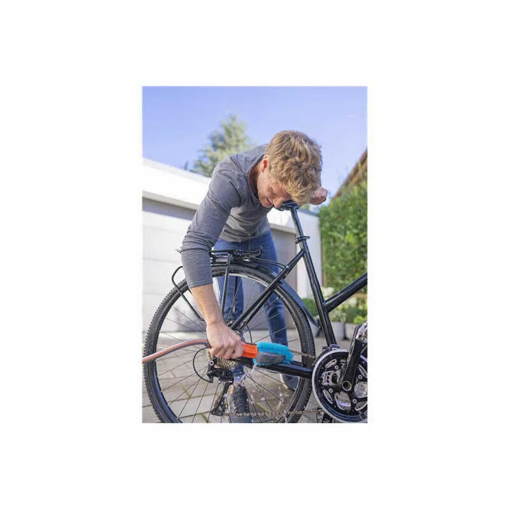 Gardena Sykkelbørste Sett, Grey / blue, One Size