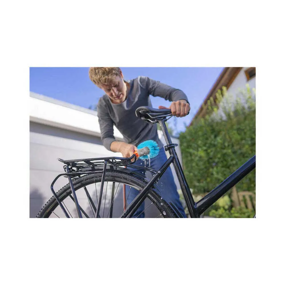 Gardena Sykkelbørste Sett, Grey / blue, One Size