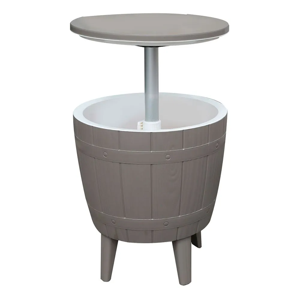 Gardiun Cosmopolitan Resin Bord-kjøler unisex, Beige, 48.5 x 48.5 x 57/82cm