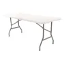 Gardiun Koln Sammenleggbart Campingbord unisex, White, 240 x 74 x 74cm
