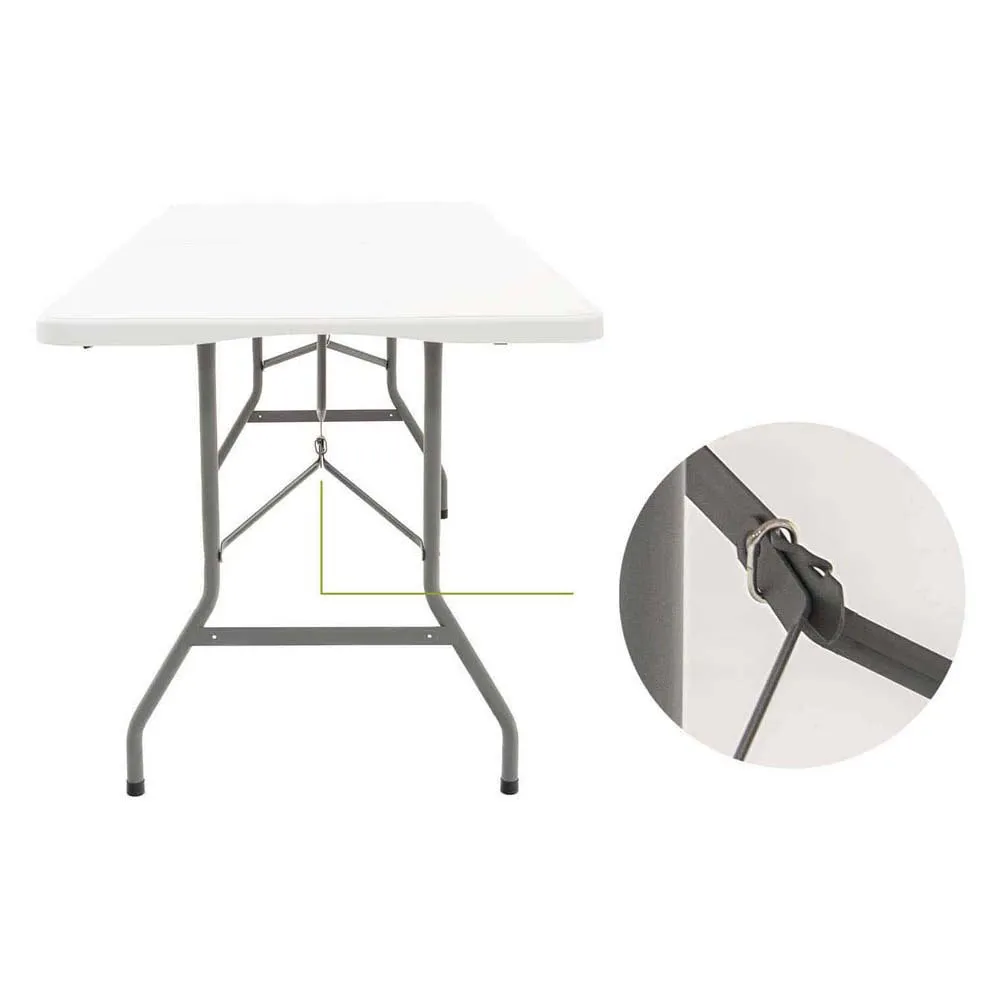 Gardiun Koln Sammenleggbart Campingbord unisex, White, 240 x 74 x 74cm Gardiun Koln Sammenleggbart Campingbord unisex, White, 240 x 74 x 74cm