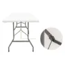 Gardiun Koln Sammenleggbart Campingbord unisex, White, 240 x 74 x 74cm