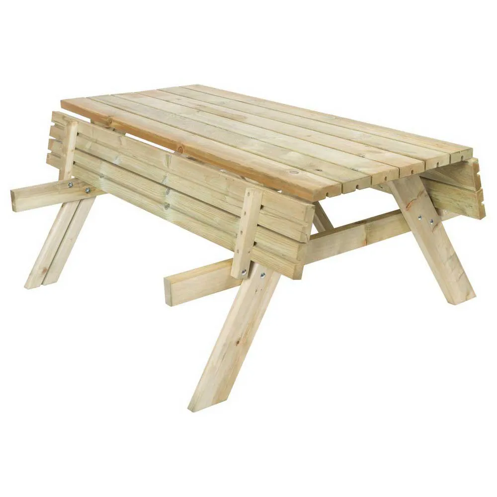 Gardiun Lift-up Picnic Bord unisex, Wooden, 200 x 154 x 74cm