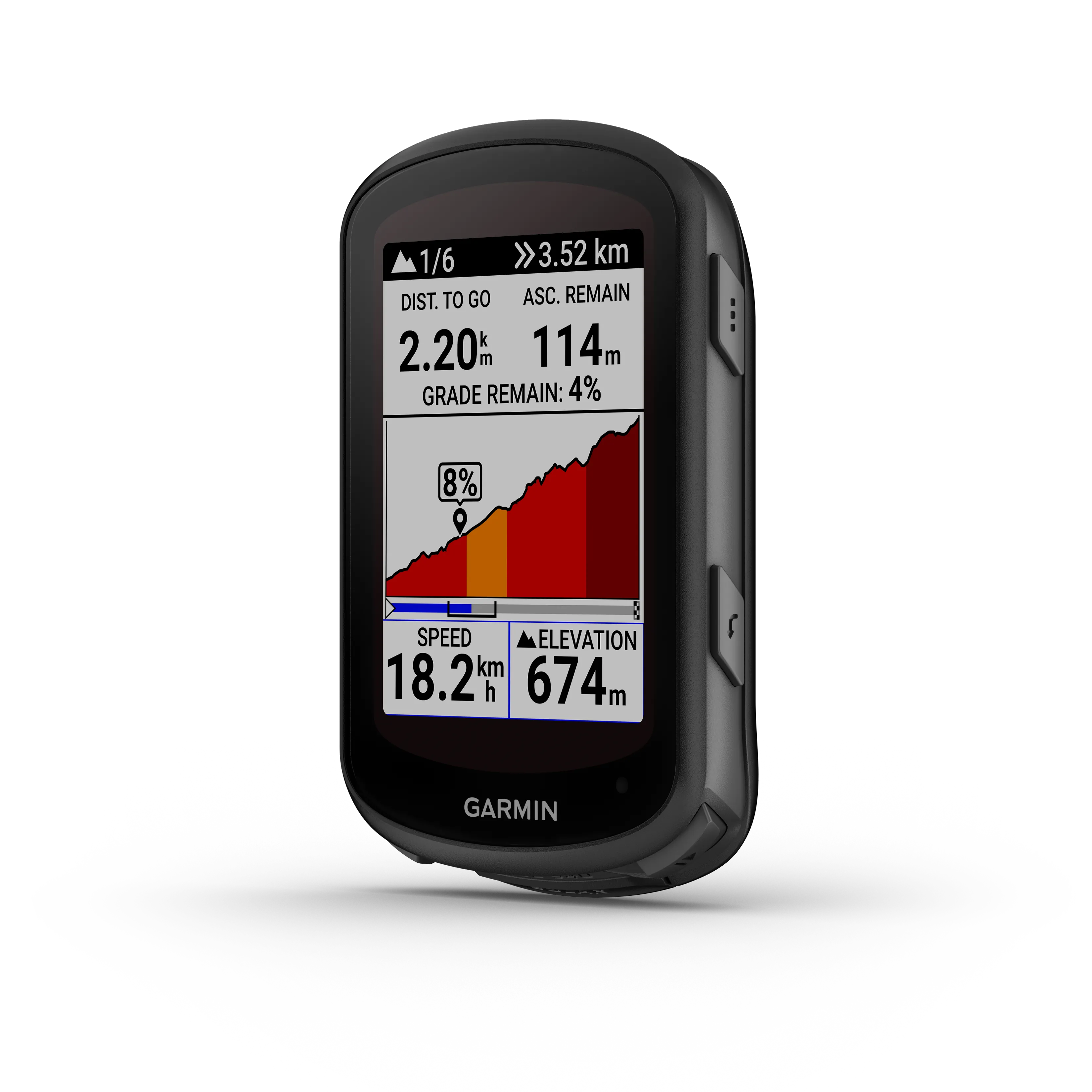 Garmin Edge 540 Solar Sykkelcomputer, Svart Garmin Edge 540 Solar Sykkelcomputer, Svart