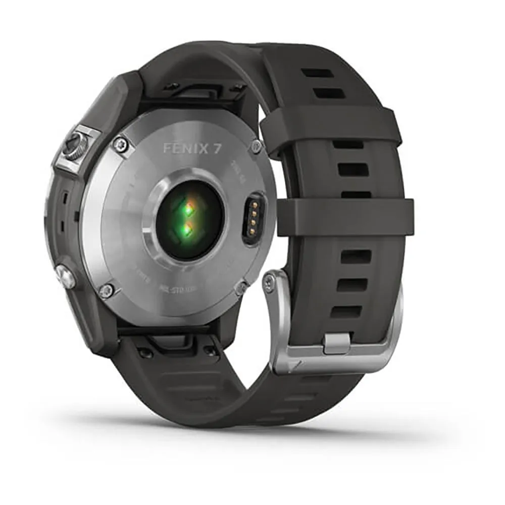 Garmin Fenix 7 Klokke Refurbished, Silver / graphite 2