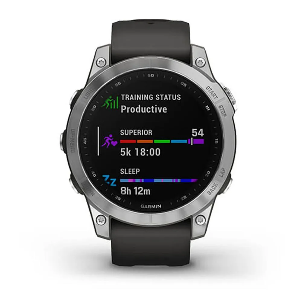 Garmin Fenix 7 Klokke Refurbished, Silver / graphite 2