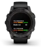 Garmin Fenix 7 Pro Sapphire Solar, Carbon grey dlc titanium / black band
