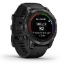 Garmin Fenix 7 Pro Sapphire Solar, Carbon grey dlc titanium / black band