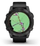 Garmin Fenix 7 Pro Sapphire Solar, Carbon grey dlc titanium / black band