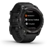 Garmin Fenix 7 Pro Sapphire Solar, Carbon grey dlc titanium / black band