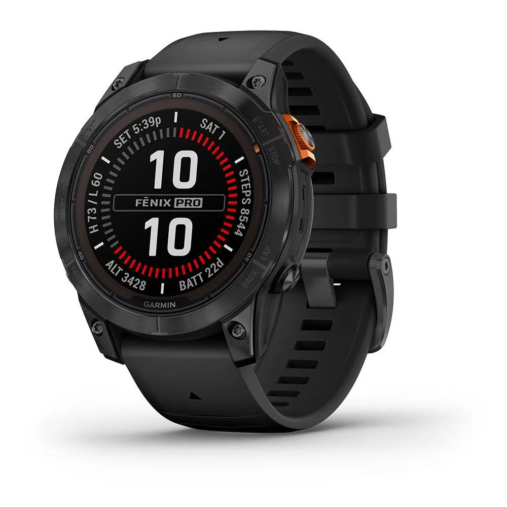 Garmin Fenix® 7 Pro Solar Edition Klokke Refurbished, Grey / black