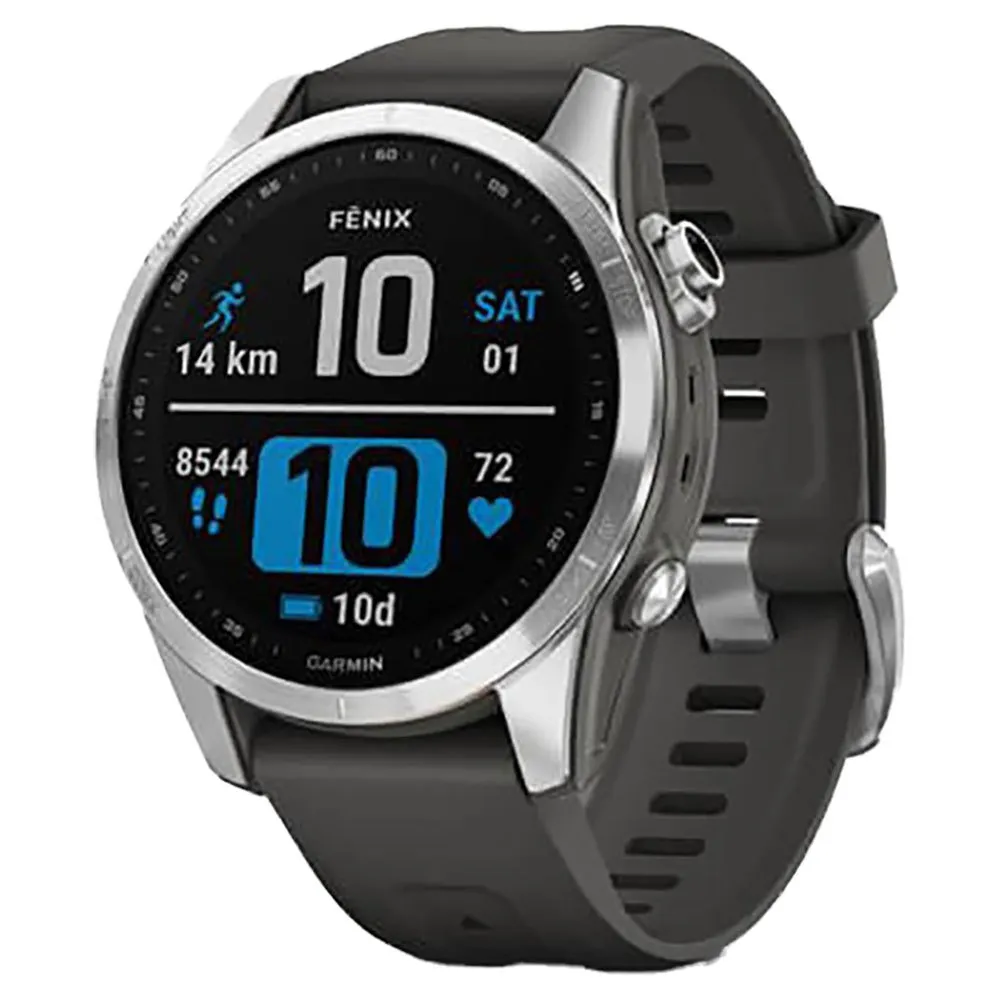 Garmin Fenix 7s Klokke, Silver / graphite