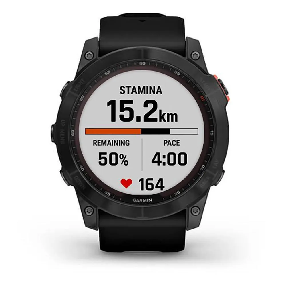 Garmin Fenix 7x Solar Klokke, Slate grey / black