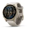Garmin Fenix 8 43 Mm Amoled Sapphire Klokke Refurbished, Fog gray / soft gold stainless steel