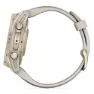 Garmin Fenix 8 43 Mm Amoled Sapphire Klokke Refurbished, Fog gray / soft gold stainless steel