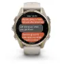 Garmin Fenix 8 43 Mm Amoled Sapphire Klokke Refurbished, Fog gray / soft gold stainless steel