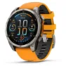 Garmin Fenix 8 47 Mm Amoled Sapphire Klokke Refurbished, Graphite / titanium