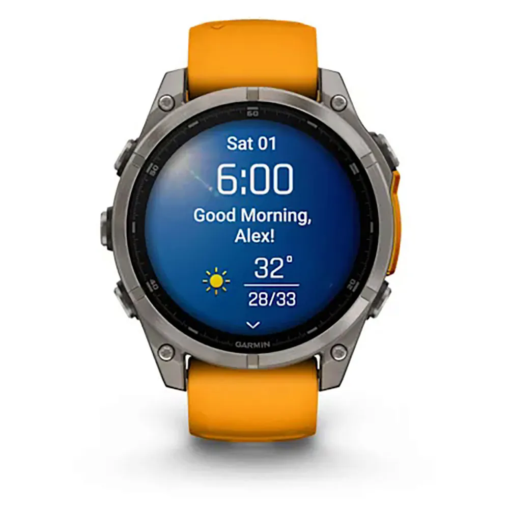 Garmin Fenix 8 47 Mm Amoled Sapphire Klokke Refurbished, Graphite / titanium Garmin Fenix 8 47 Mm Amoled Sapphire Klokke Refurbished, Graphite / titanium