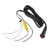 Garmin Gjenget Strømkabel 4-pin, Black, One Size
