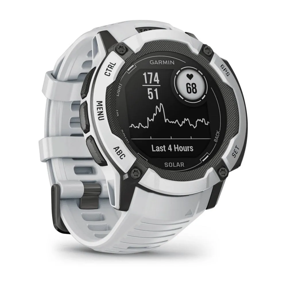 Garmin Instinct 2x Solar Klokke Refurbished, Whitestone Garmin Instinct 2x Solar Klokke Refurbished, Whitestone