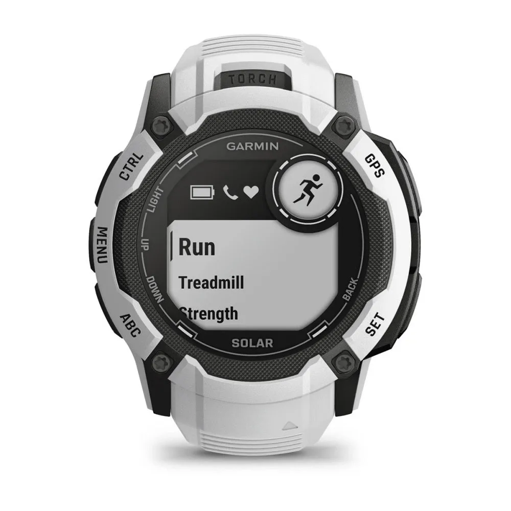 Garmin Instinct 2x Solar Klokke Refurbished, Whitestone Garmin Instinct 2x Solar Klokke Refurbished, Whitestone