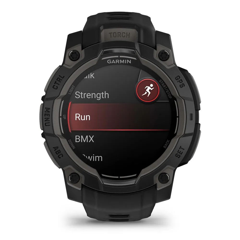 Garmin Instinct 3 45 Mm Amoled Klokke Refurbished, Black / black