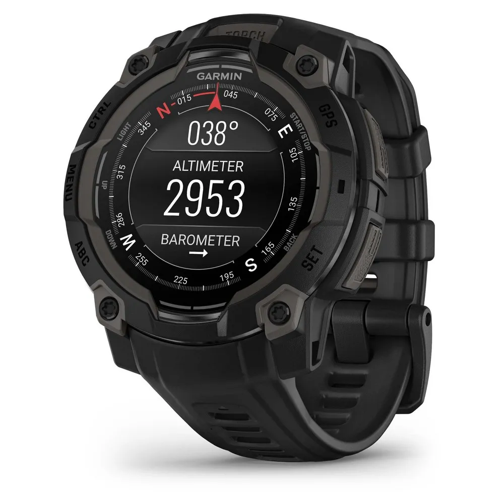 Garmin Instinct 3 45 Mm Amoled Klokke Refurbished, Black / black