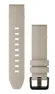 Garmin QuickFit 20 Skinn Klokkereim, Limestone
