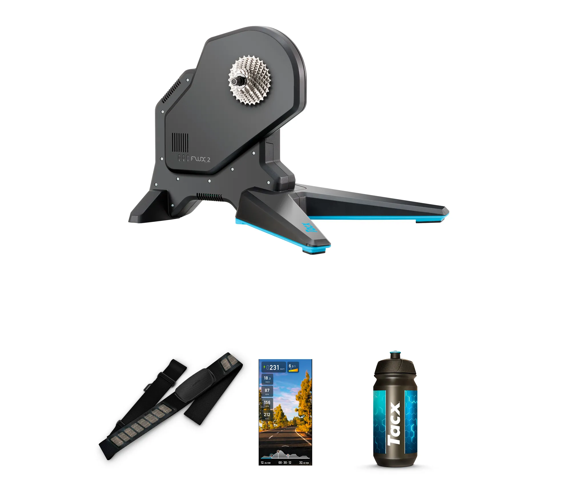 Garmin Tacx Flux 2 Smart Sykkelrulle EU med tilbehørspakke