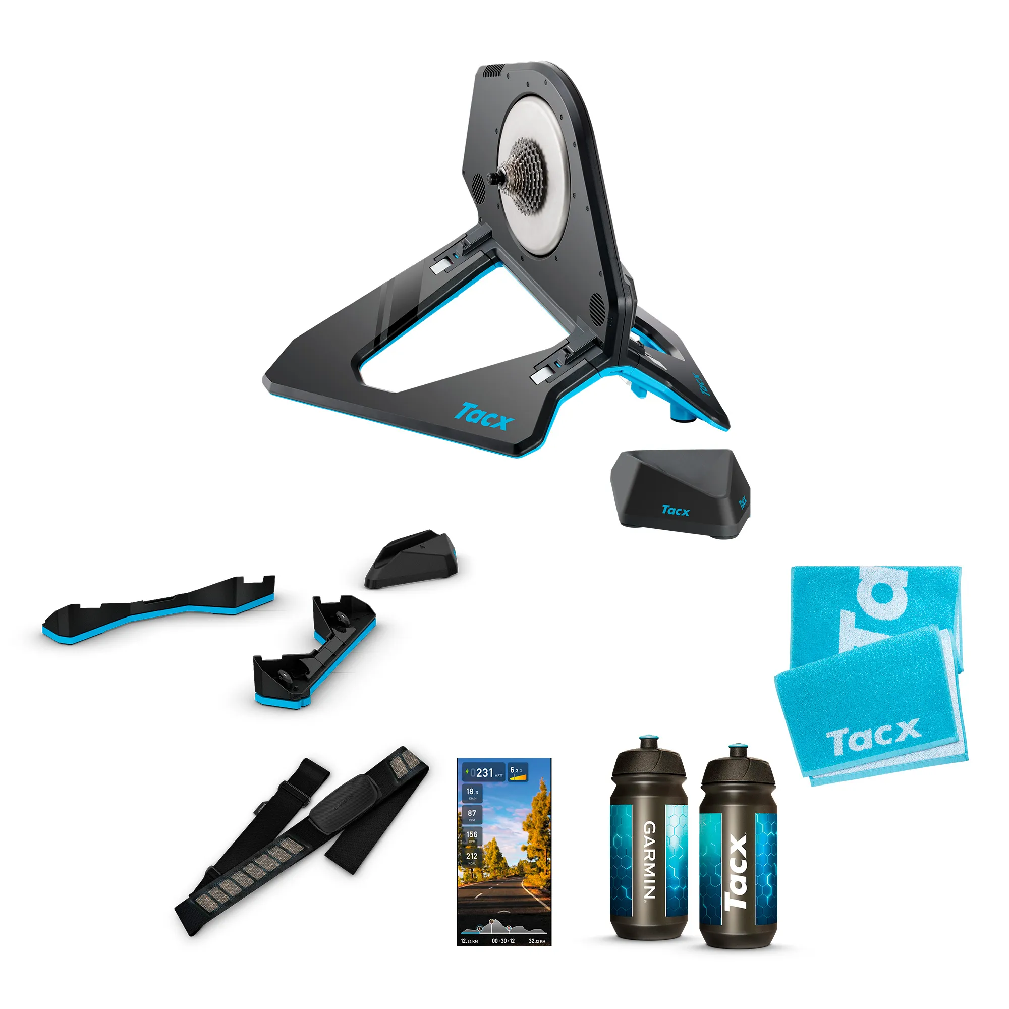 Garmin Tacx Neo 2T T2875 Sykkelrulle med tilleggsutstyrspakke