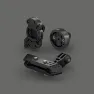 Garmin Varia Universall Seterail brakett, Black, One Size
