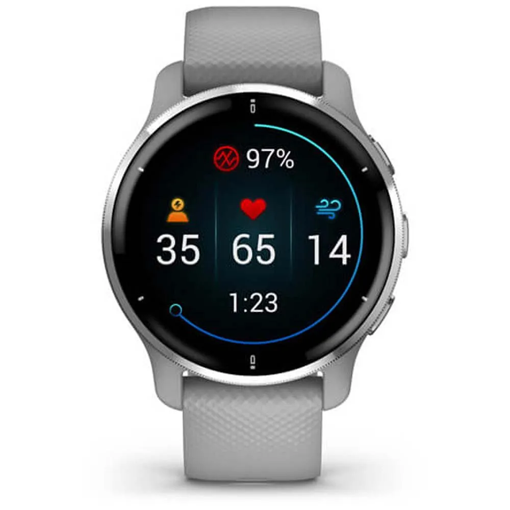 Garmin Venu 2 Plus Klokke, Grey / silver Garmin Venu 2 Plus Klokke, Grey / silver