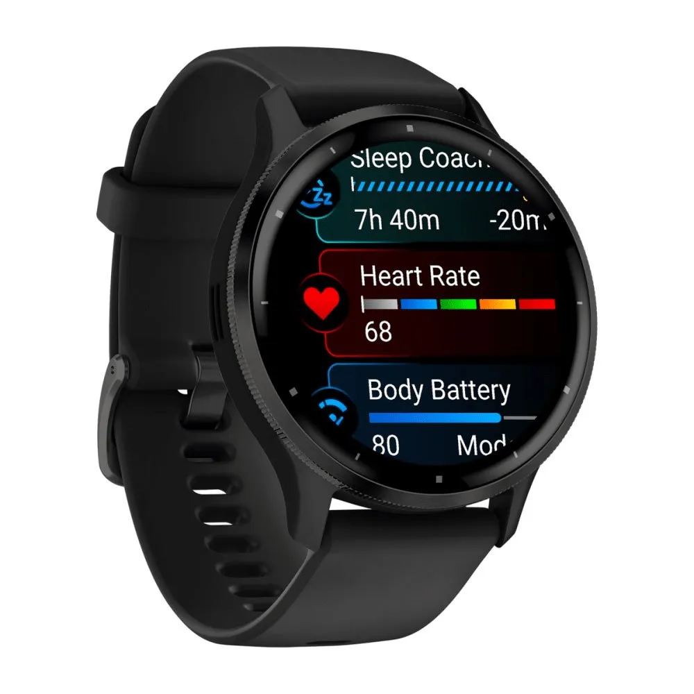 Garmin Venu 3 Klokke Refurbished, Black / slate