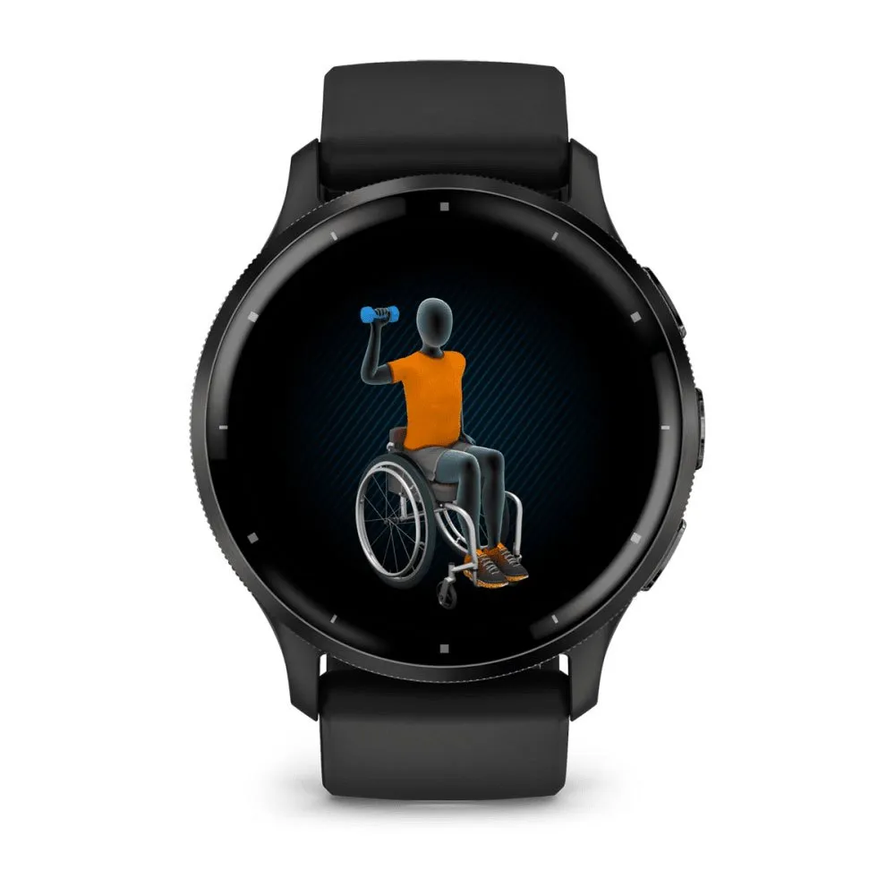 Garmin Venu 3 Klokke Refurbished, Black / slate