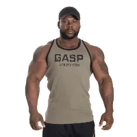 GASP Ribbed T-back GASP Ribbed T-back