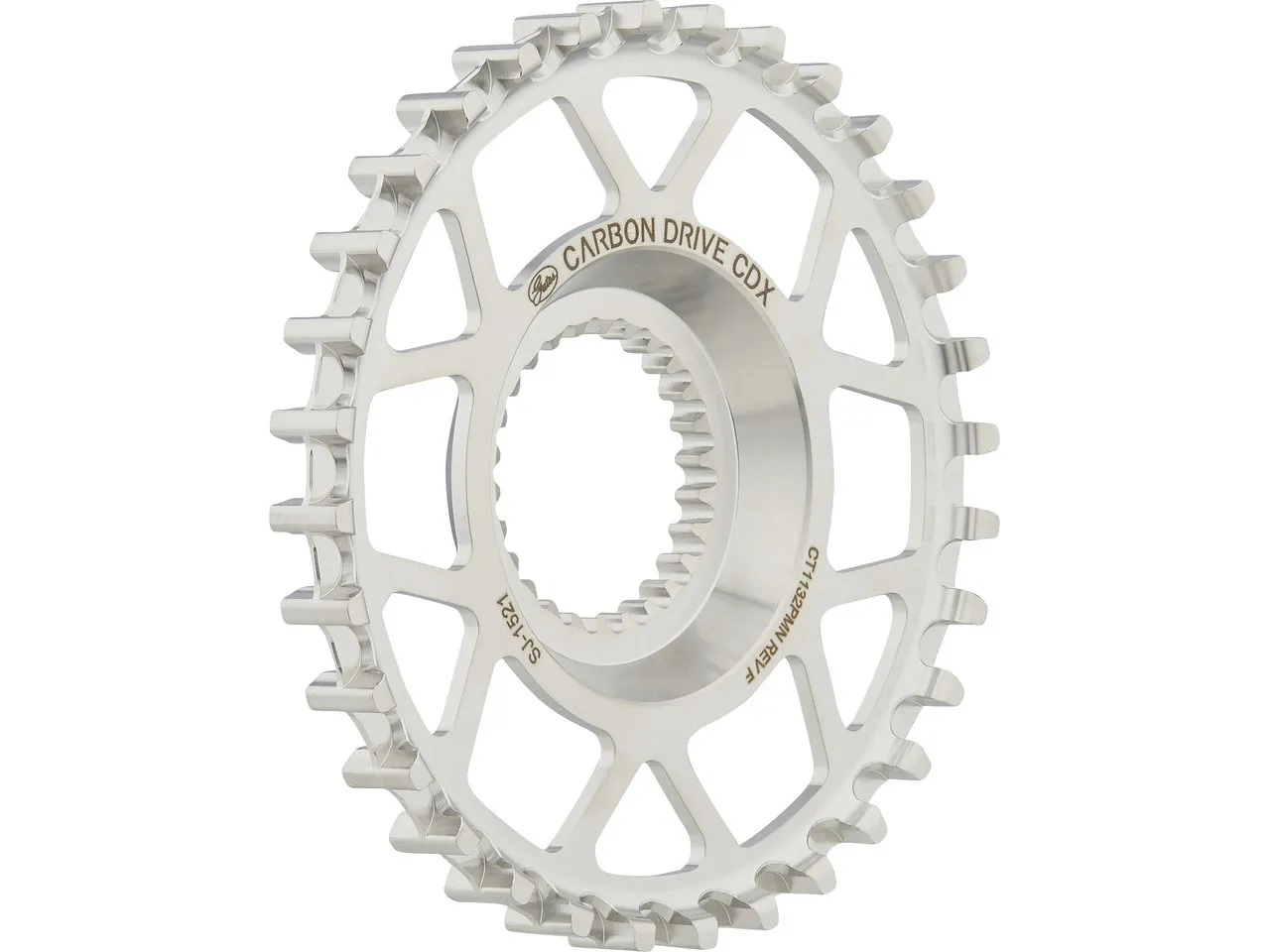 Gates Carbon Drive CDX Vordere Riemenscheibe Pinion, Silver, 32t