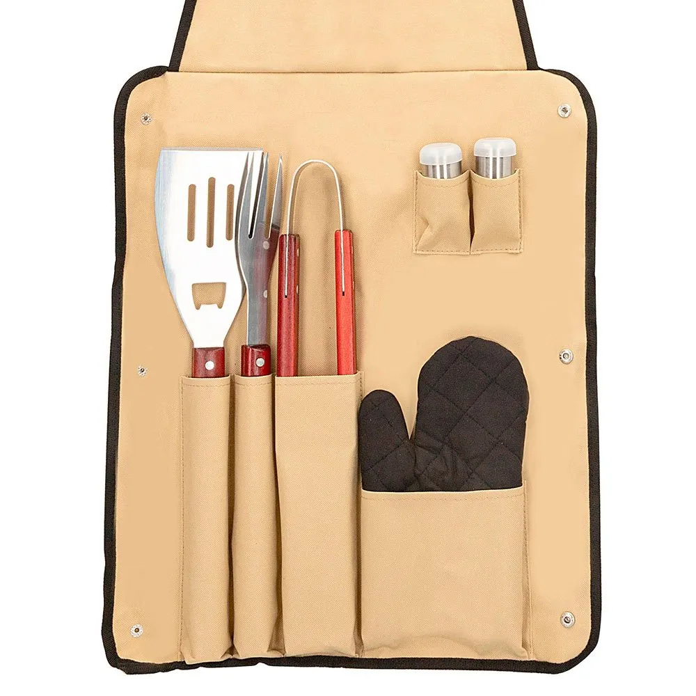 Generico Grillforkle Med 7 Redskaper, Multicolor, One Size
