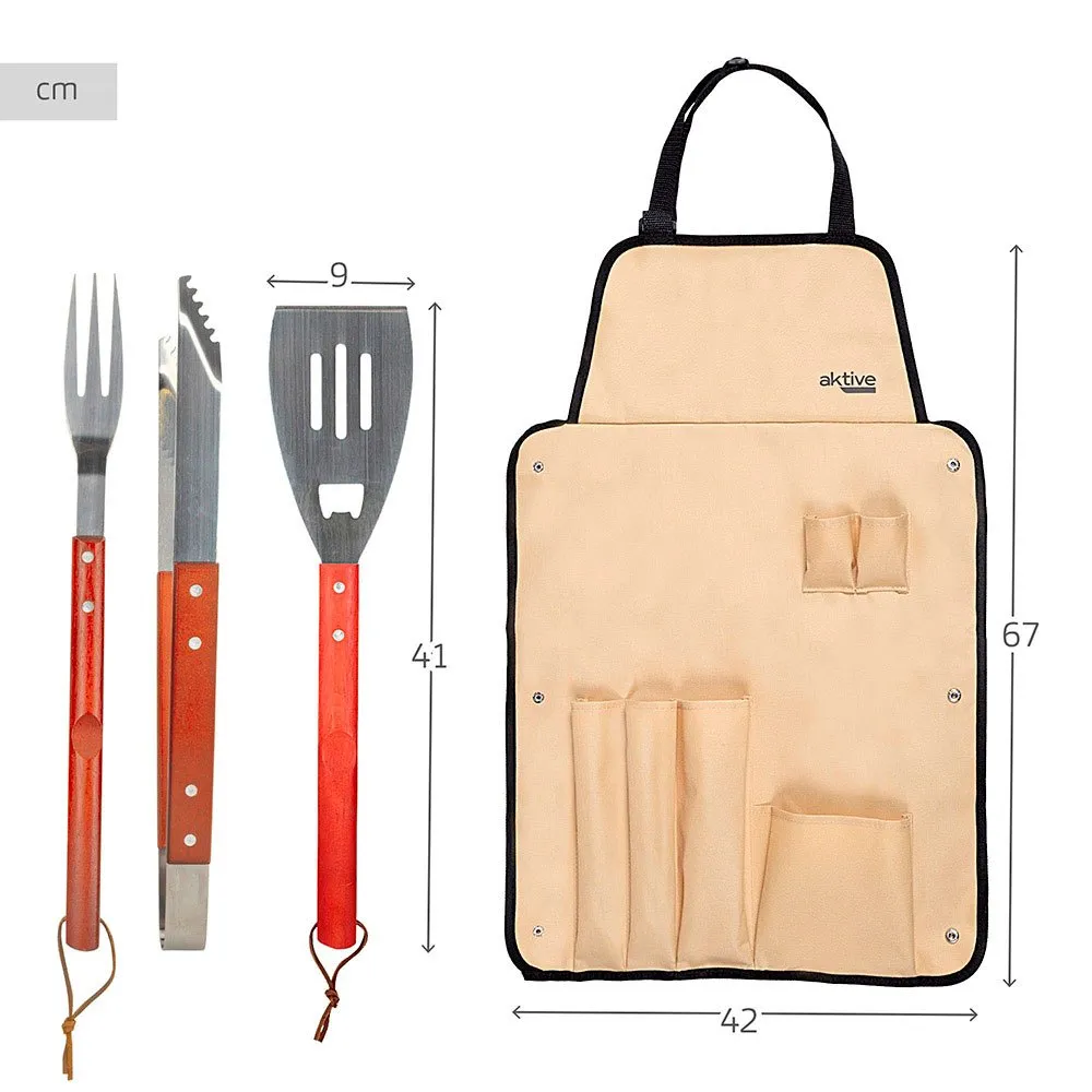 Generico Grillforkle Med 7 Redskaper, Multicolor, One Size